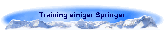 Training einiger Springer